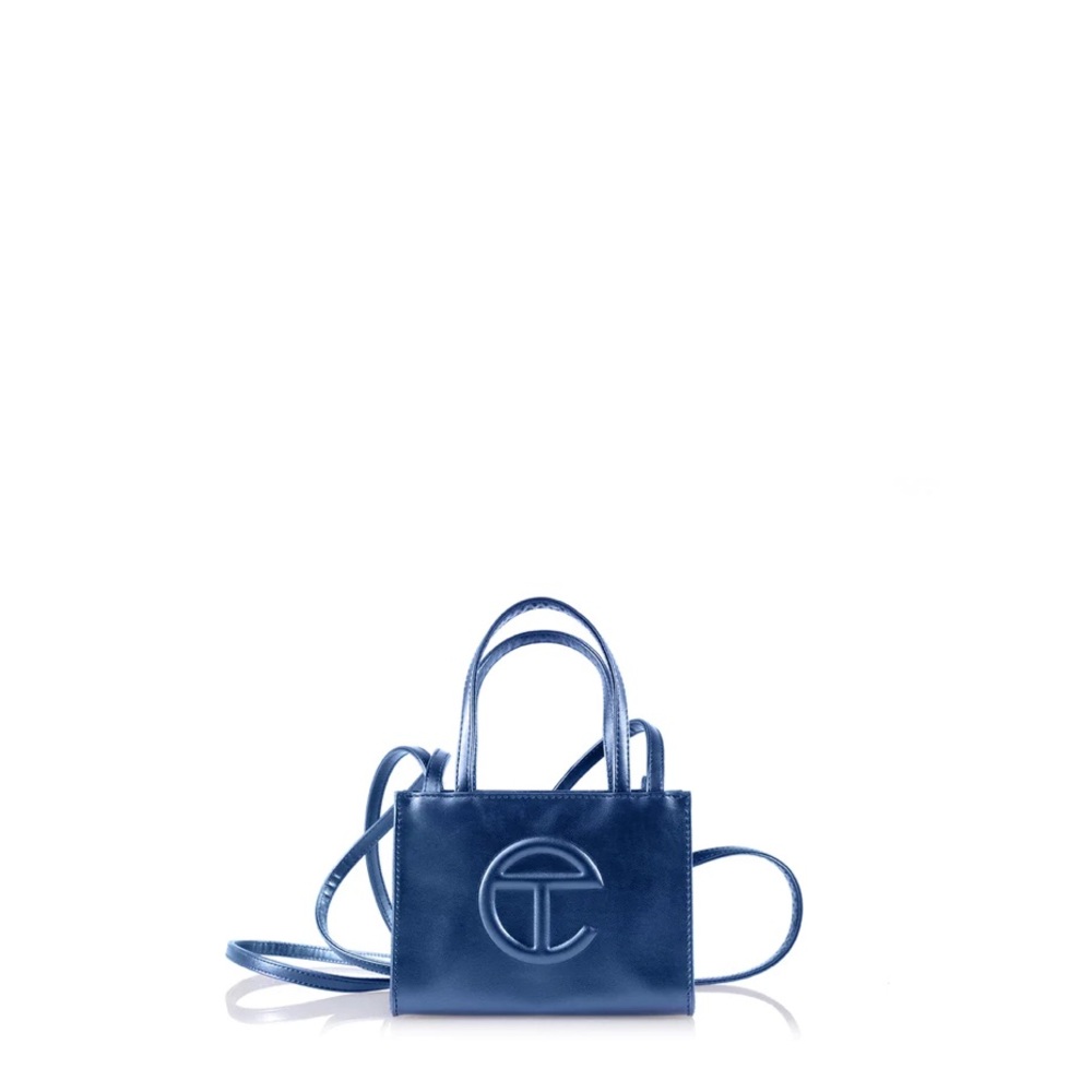 USED - TELFAR SHOPPING BAG / SMALL - COBALT